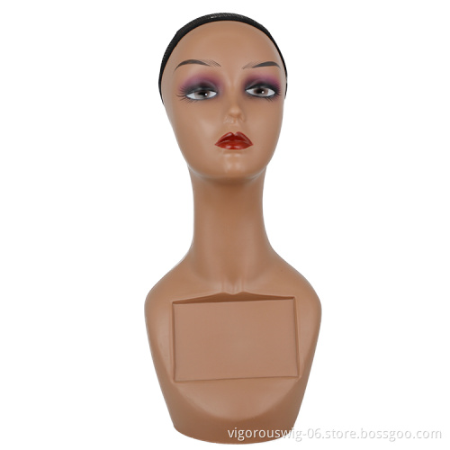 Vigorous Wholesale Price Natural Most Realistic For Wig Display Popular Female Mannequin Head